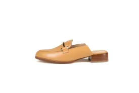 Aria Flat Mule Tan