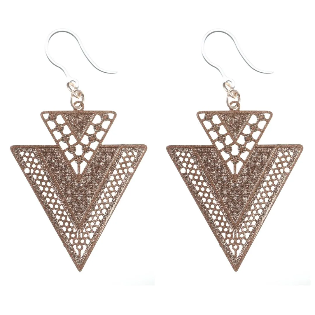 Arrowhead Dangles Hypoallergenic Earrings for Sensitive Ears Made with Plastic Posts