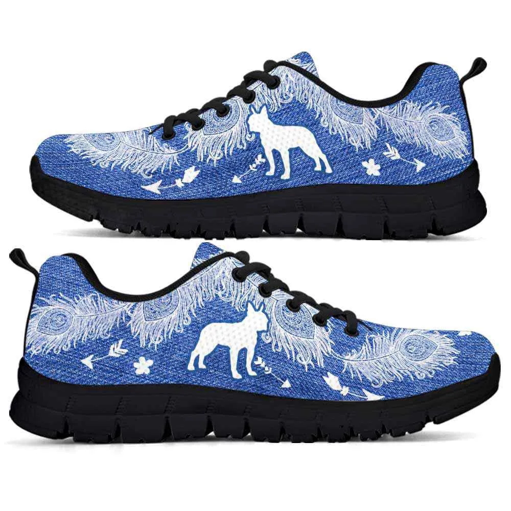 Boston Terrier Sneaker, Boston Terrier Dog Lovers Sneakers Running Shoes Gift Women Men, Boston Terrier Shoes