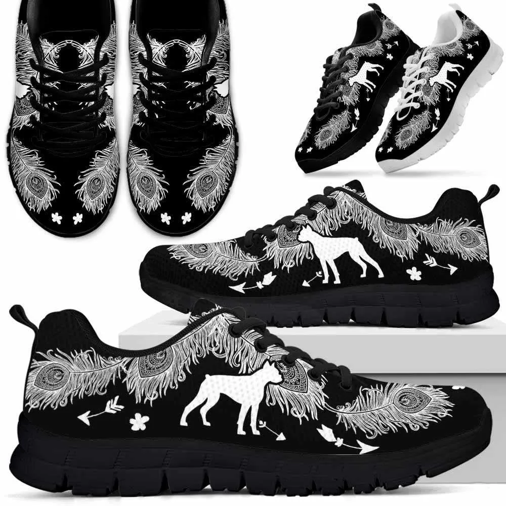 Boxer Sneaker, Boxer Dog Lovers Sneakers Running Shoes Gift Women Men Dog Mom Dog Dad, Boxer Shoes