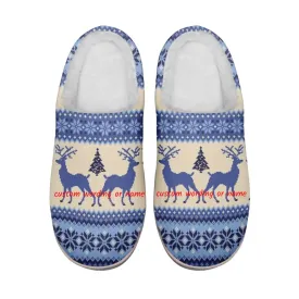 Custom Christmas Pumpkin Slippers - Add Warmth to Your Holiday Season