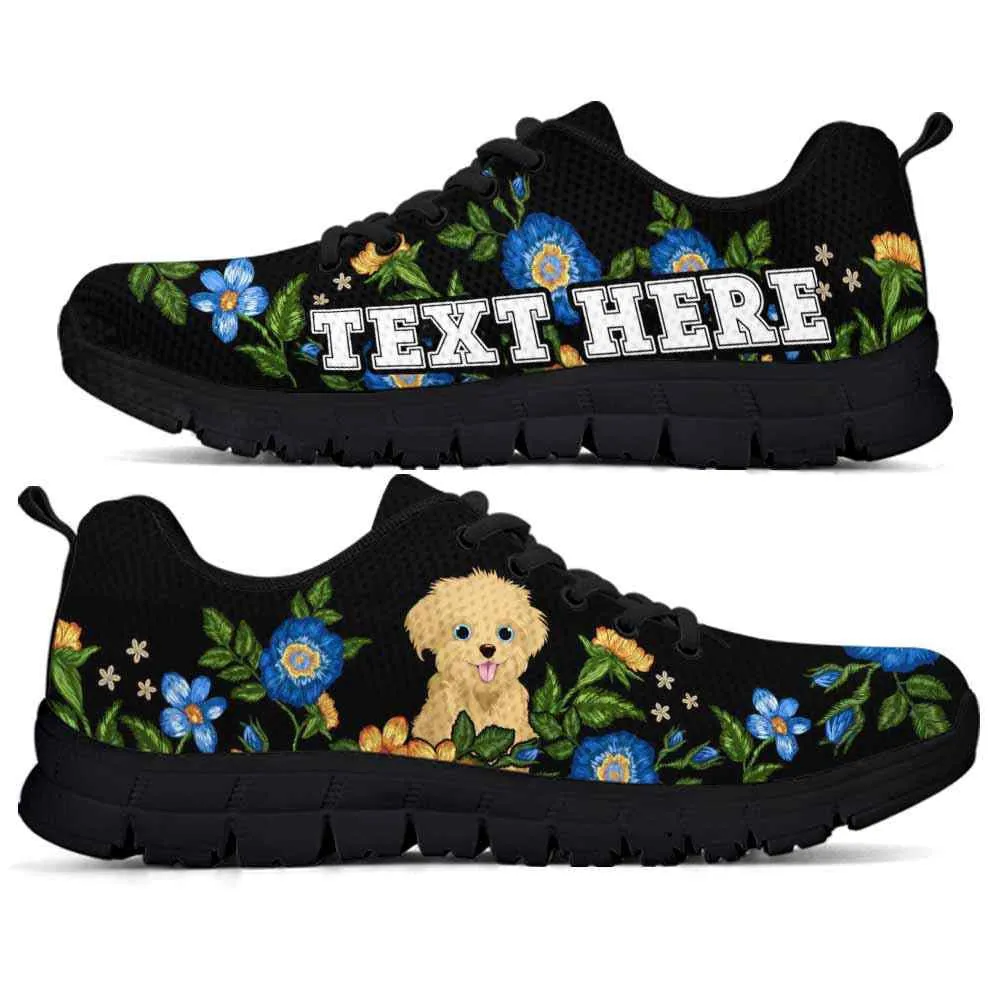 Custom Name Havanese Sneaker, Havanese Colorful Floral Flower Dog Lovers Sneakers Gym Running Shoes, Best Running Shoes