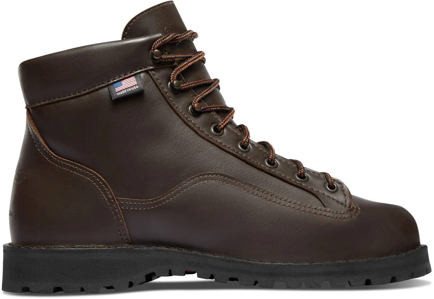 Danner Mens Explorer 6in Brown Leather Hiking Boots