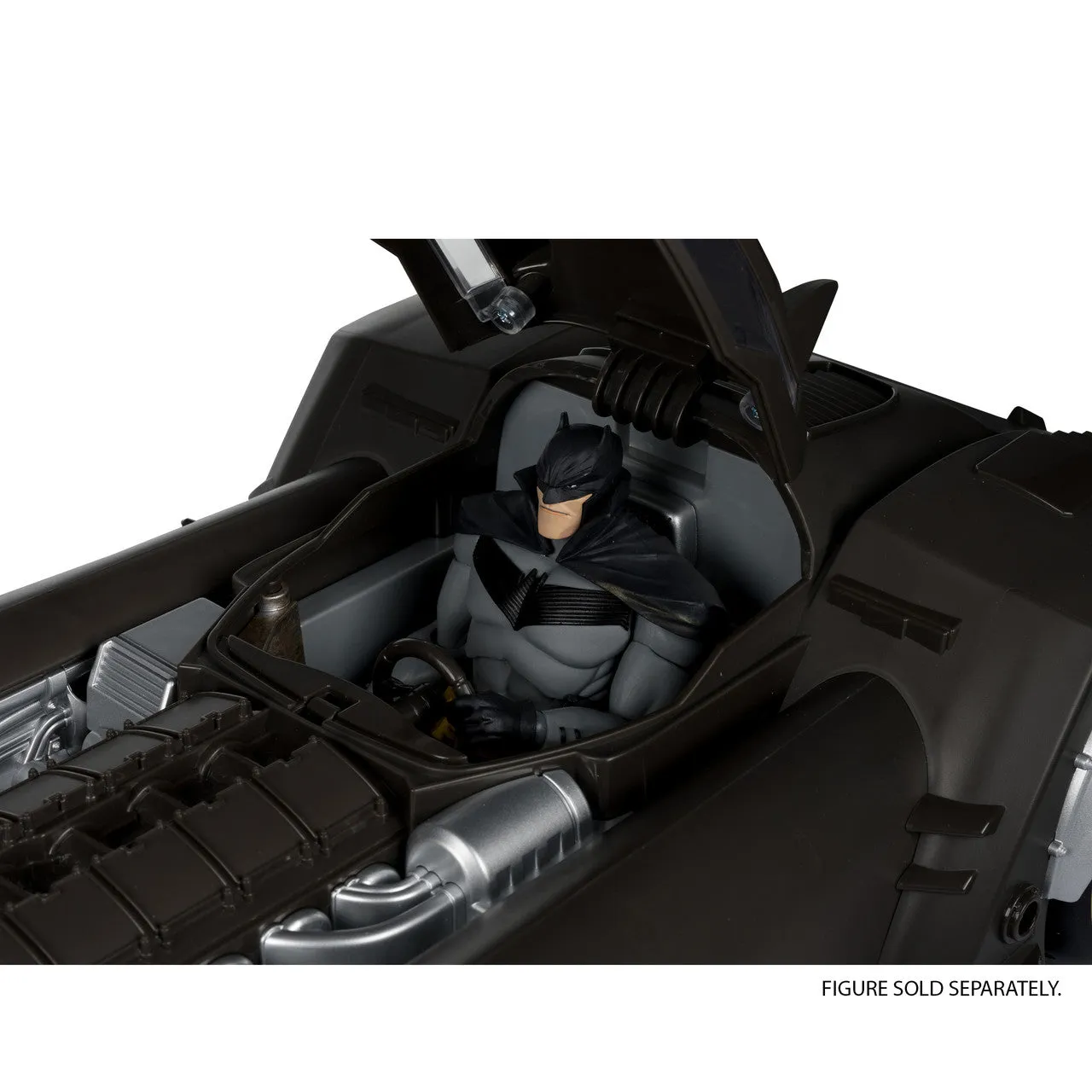 DC Multiverse Batmobile (Batman White Knight) Gold Label Vehicle MTS Exclusive - McFarlane Toys