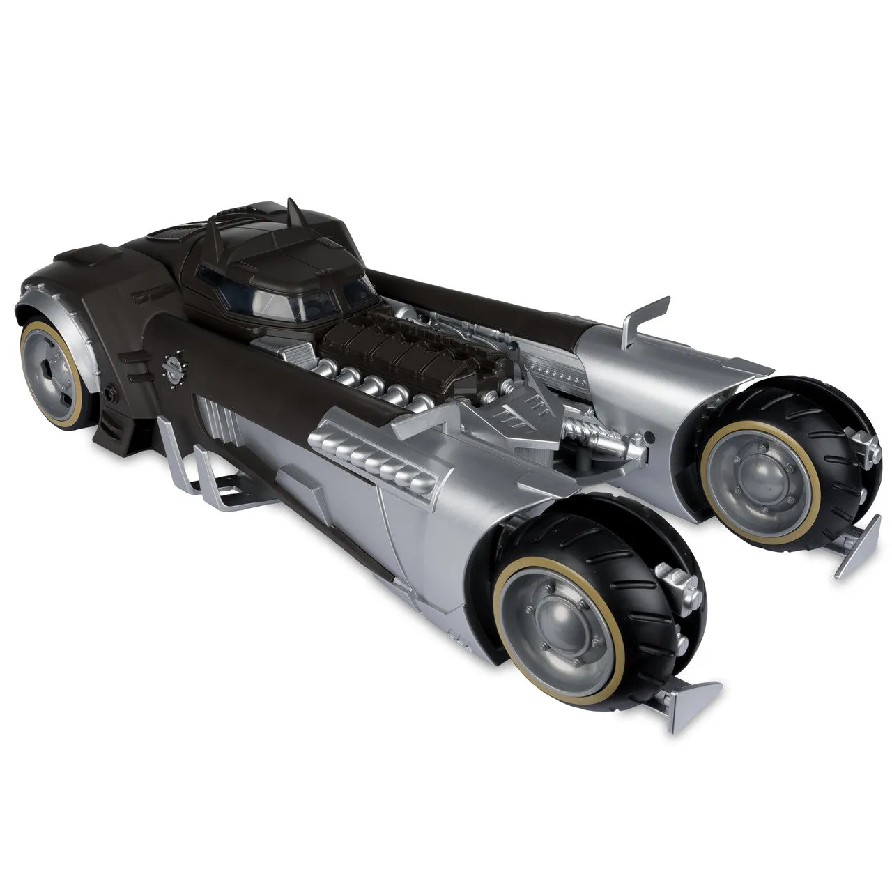 DC Multiverse Batmobile (Batman White Knight) Gold Label Vehicle MTS Exclusive - McFarlane Toys