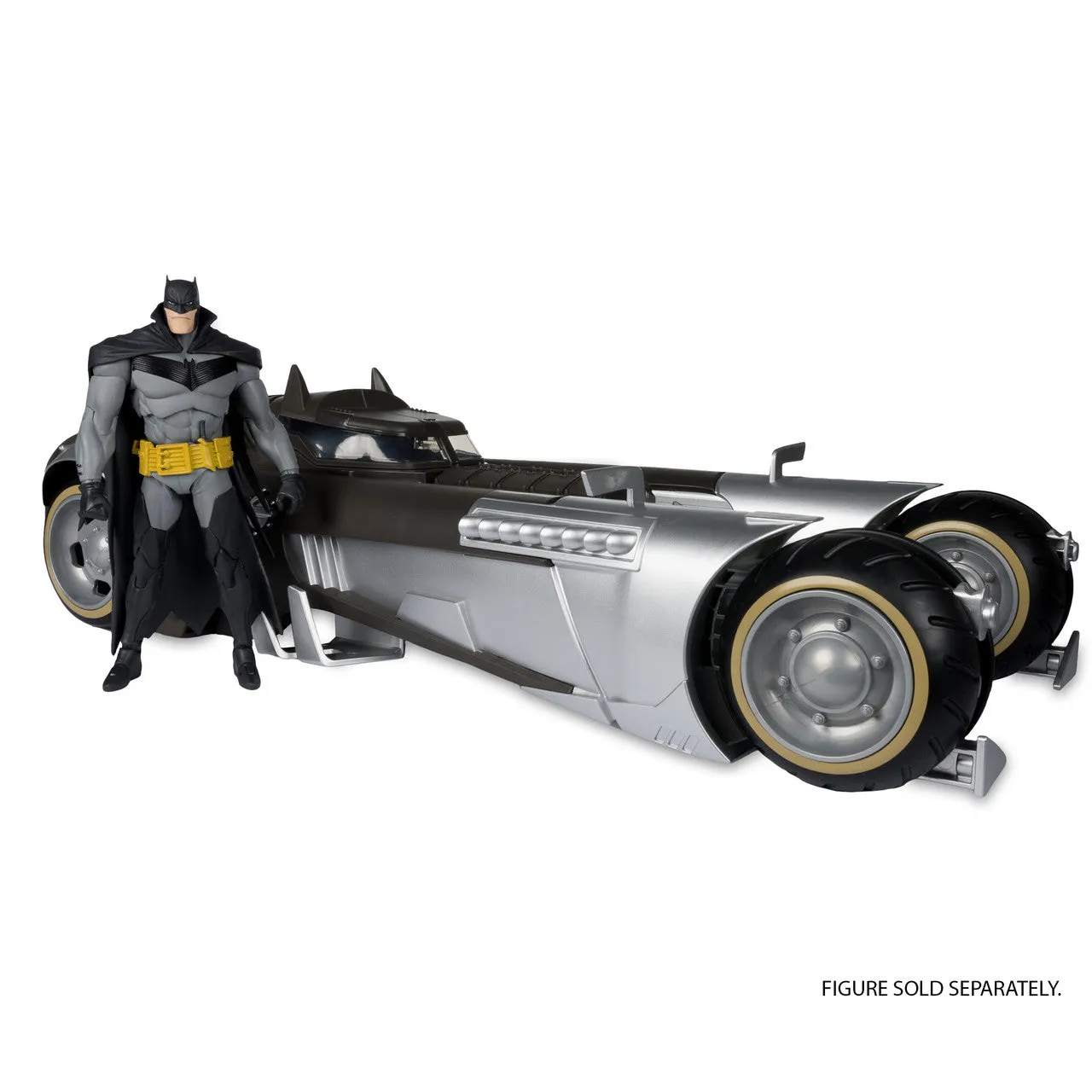 DC Multiverse Batmobile (Batman White Knight) Gold Label Vehicle MTS Exclusive - McFarlane Toys