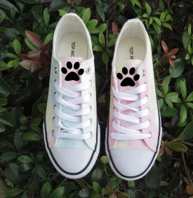 Dog mom / Paw  Canvas Sneaker Shoes