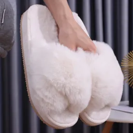 Fluffy Winter House Slippers - Warm, Cozy, and Fashionable for Winter