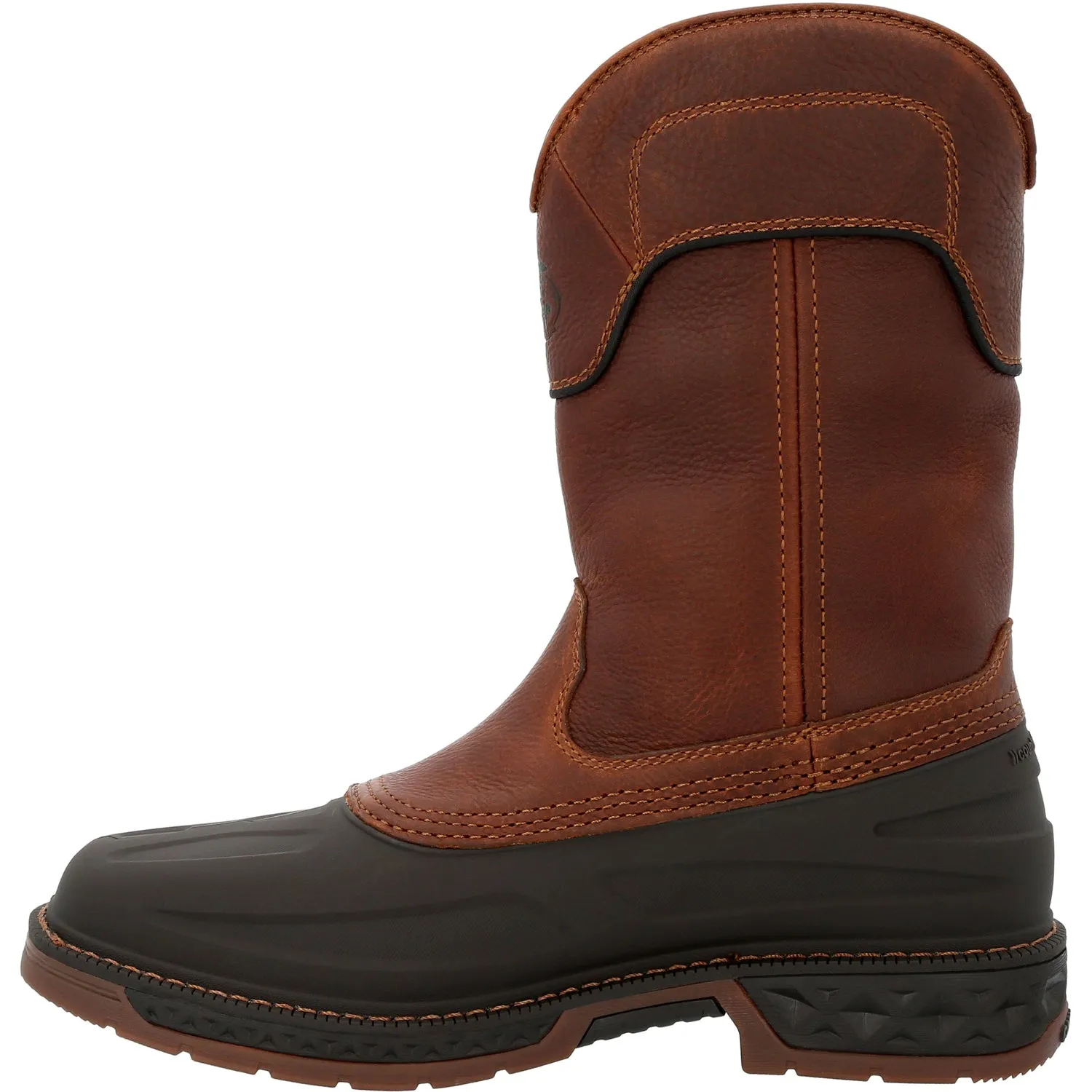 Georgia Mens Carbo-Tec LTR WP ST Brown Leather Work Boots