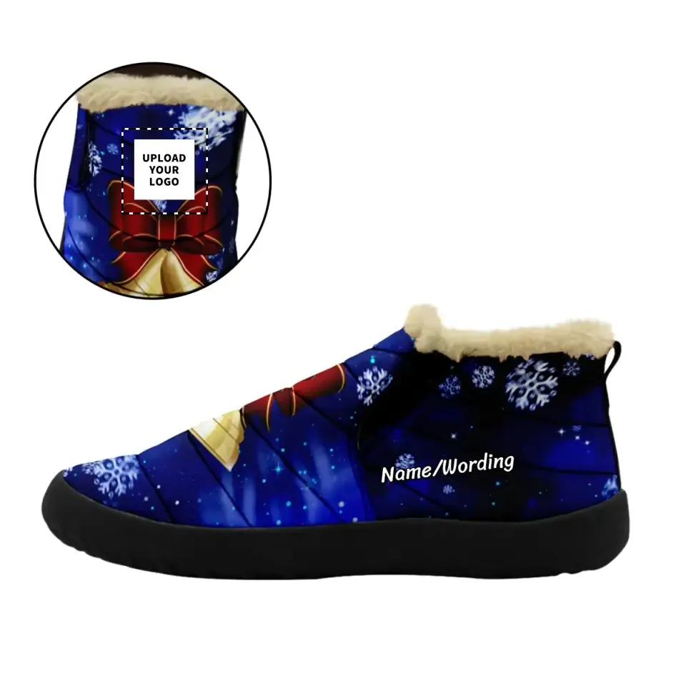 Goody Gifts for Businesses, custom business gifts Personalized Warm-Fur Christmas Boots, Custom Comfortable X-Max Boots, Santa Boots, Holidays Gift,1929-23025601