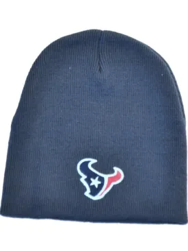 Houston Texans Reebok Embroidered Team Logo Navy Knit Beanie Cap