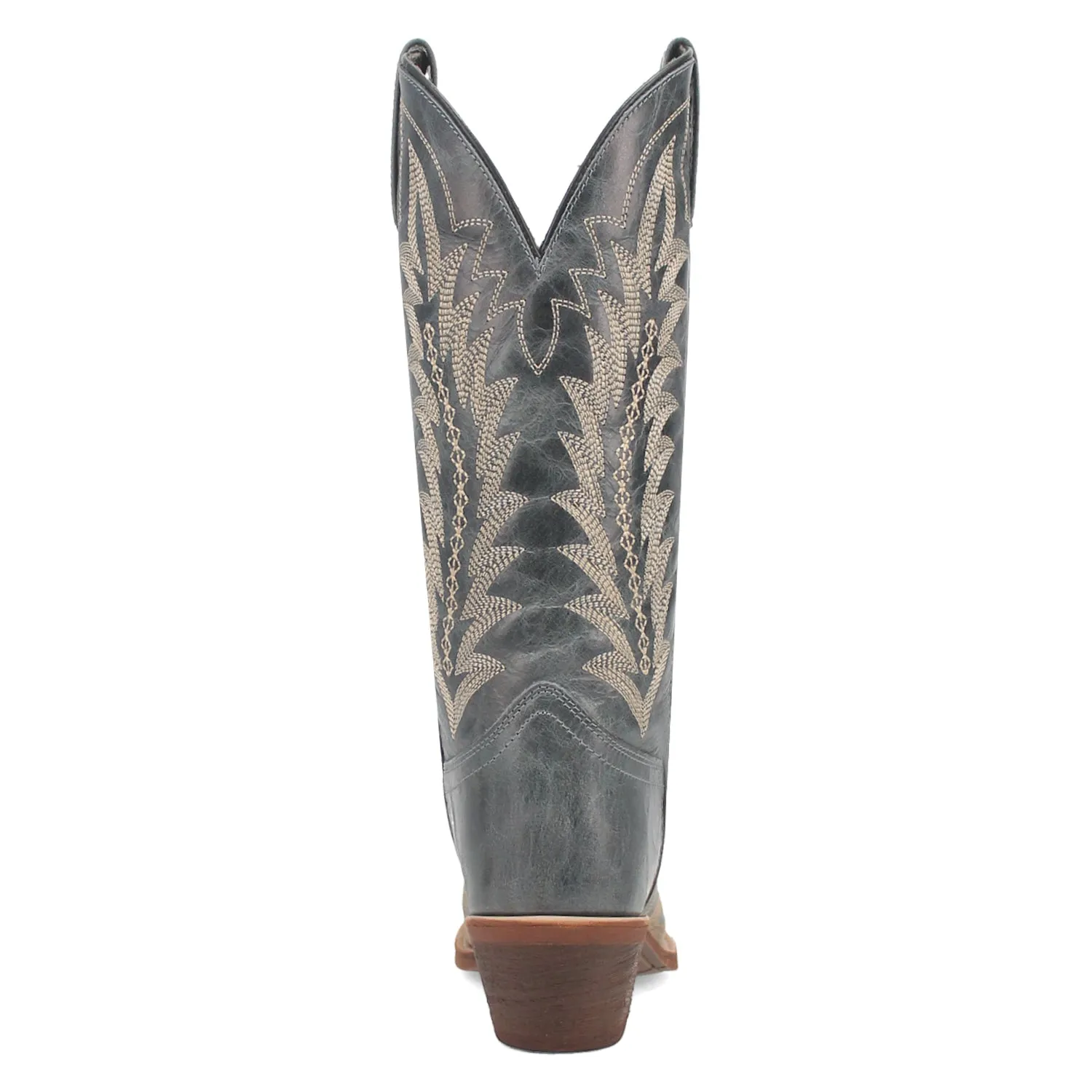 Laredo Womens Emmylee Blue Leather Cowboy Boots