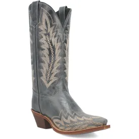 Laredo Womens Emmylee Blue Leather Cowboy Boots