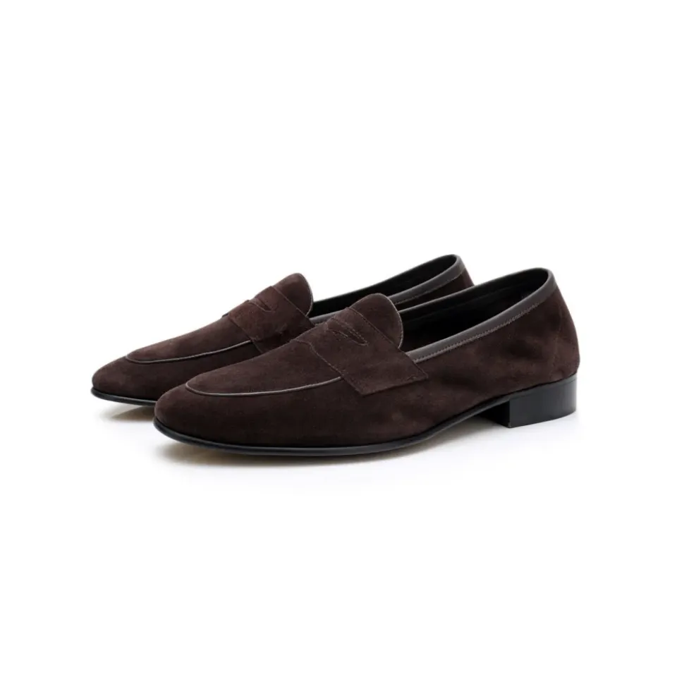 Men's Suede Penny Loafer