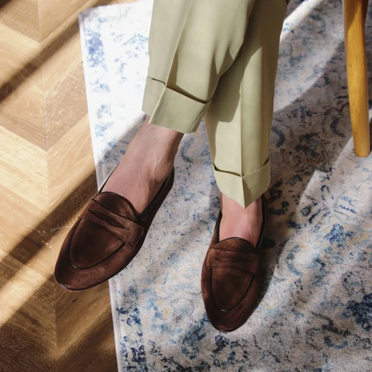 Men's Suede Penny Loafer