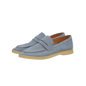 Men's Suede Penny Loafers