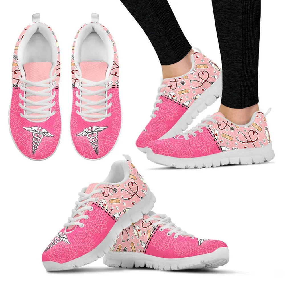 Nurse Sneaker, Nurse Pattern Sneaker Shoes, Best Shoes For Nurses