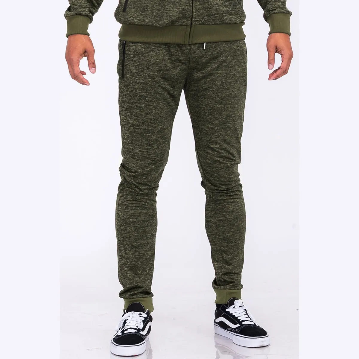 Olive Marbled Lightweight Active Jogger