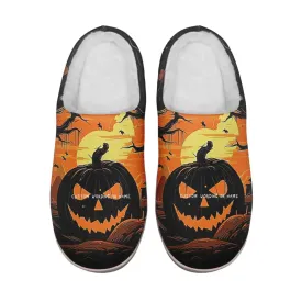 Promotional Corporate Gifts, Corporate Thank You Gifts Personalized Halloween Indoor Slipper, Custom Pumpkin Slipper, Kitty  Indoor Slipper, Halloween Gift,kitty2020-23023002