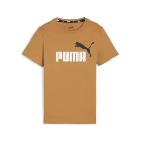 PUMA Essential   2 Col Logo Junior T-Shirt Brown