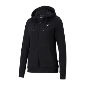 PUMA ESSENTIALS FULL-ZIP WOMEN'S HOODIE BLACK