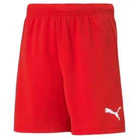 PUMA TEAMRISE BOY'S SHORTS JR RED