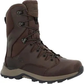 Rocky Mens Trophy Series WP 400G Brown Leather Hiking Boots