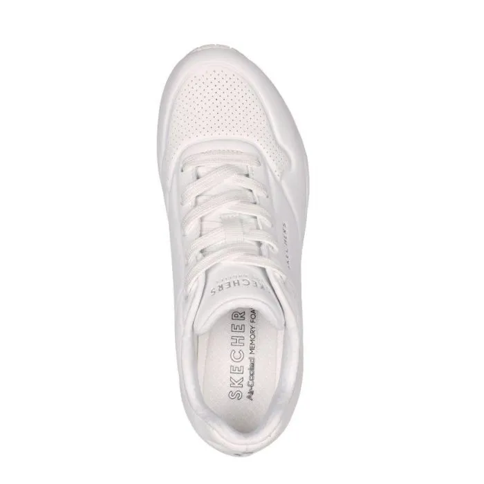 Skechers Uno Stand On Air Womens Trainer MONO White