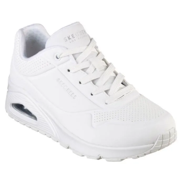 Skechers Uno Stand On Air Womens Trainer MONO White