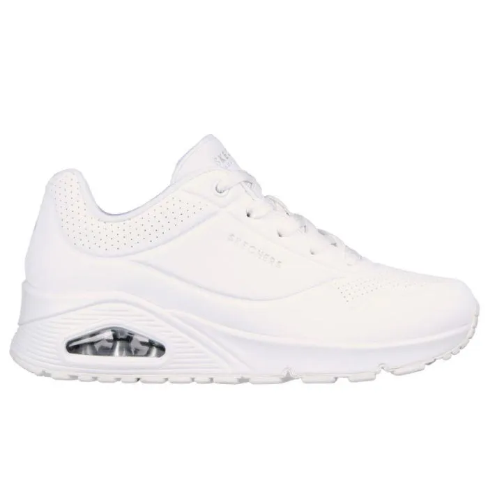 Skechers Uno Stand On Air Womens Trainer MONO White