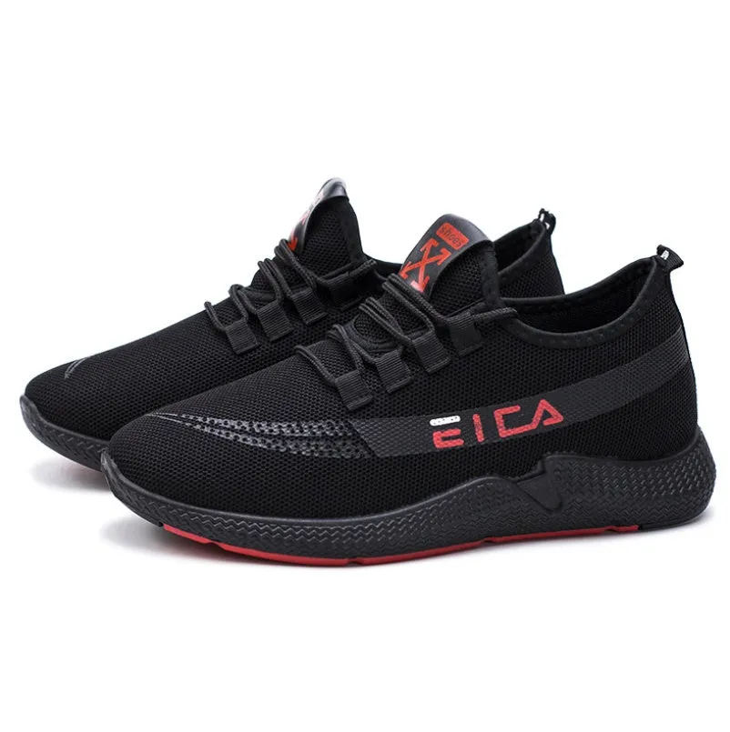 spring new men's single shoes Korean version of the tide sports shoes lightweight wear-resistant breathable students a generation