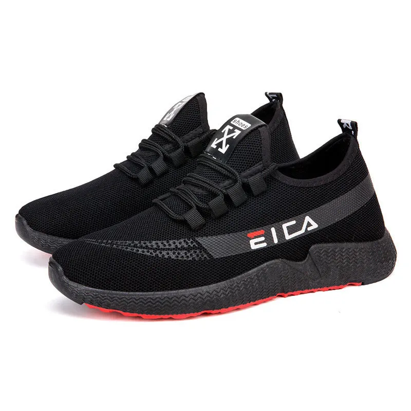 spring new men's single shoes Korean version of the tide sports shoes lightweight wear-resistant breathable students a generation