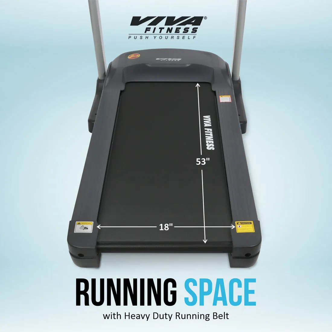 T-415 DC Motorized Treadmill with 3-Level Manual Incline