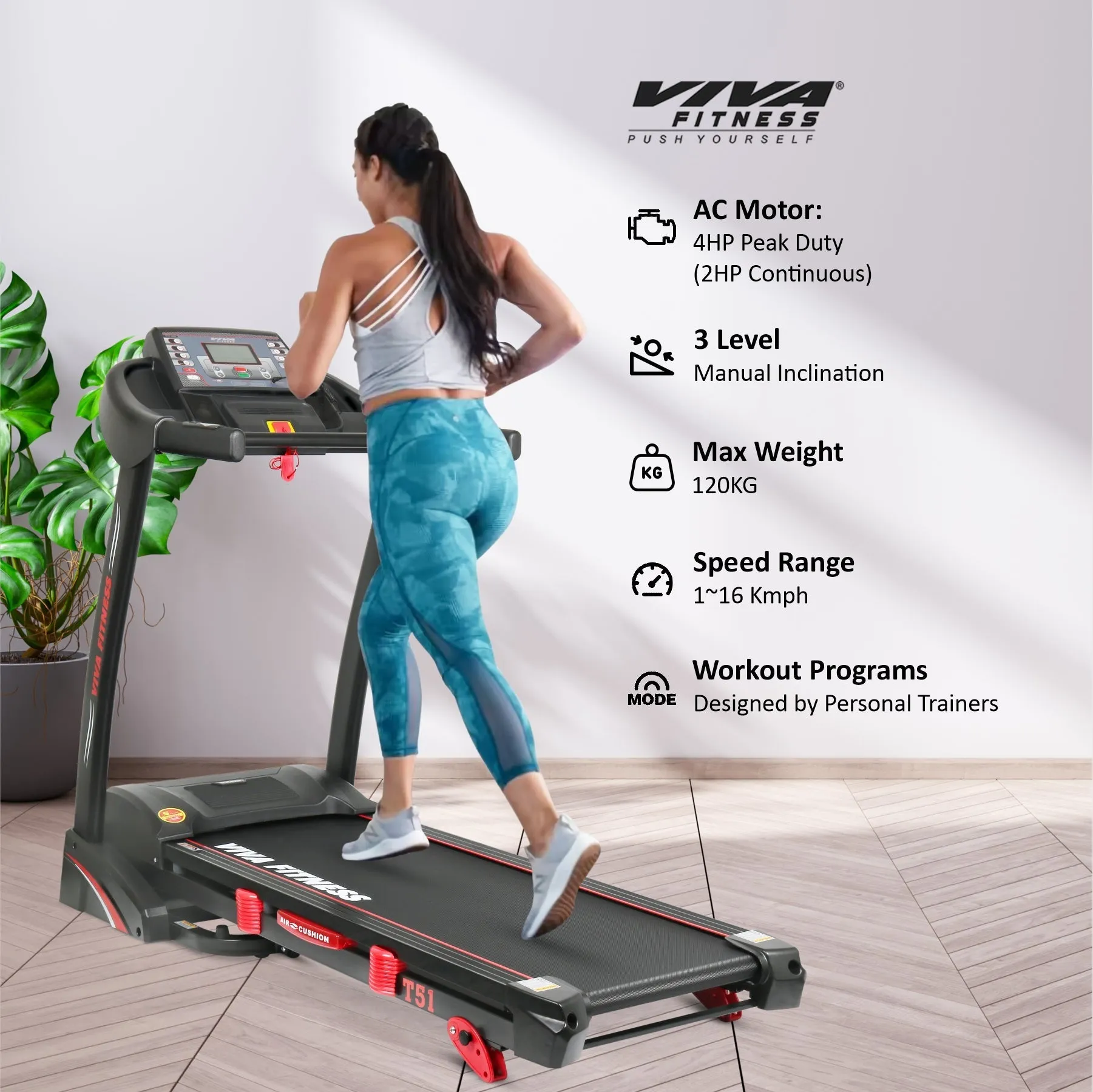 T-51 AC Motorized Treadmill