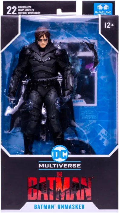 The Batman Movie (2022) - Batman Unmasked - McFarlane DC Multiverse 7 inch Action Figure