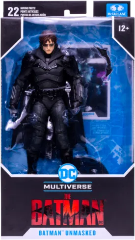 The Batman Movie (2022) - Batman Unmasked - McFarlane DC Multiverse 7 inch Action Figure