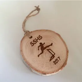 Track Teacher Ornament Gift