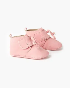 Walnut Oates Tassel Boot Pink