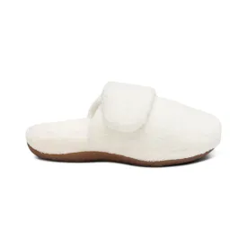 WOMEN'S AETREX MANDY CLOSED TOE SLIPPER | IVORY