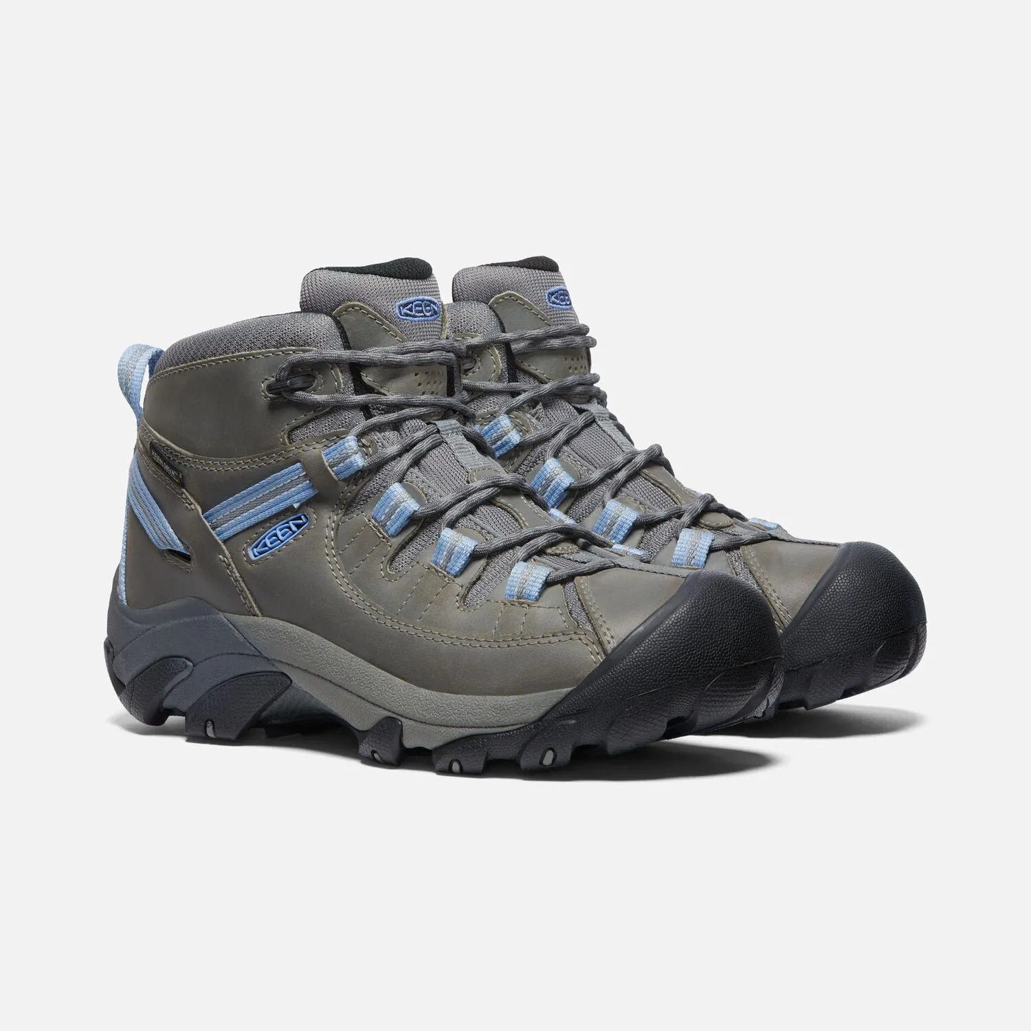 Women's Keen Targhee II Mid Waterproof Color: Steel Grey/Hydrangea